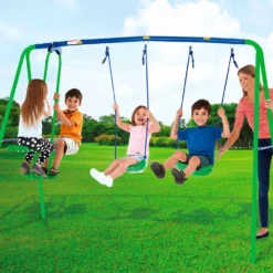 Aktive Columpio Doble Con Balancín -Niños Juguetes Tienda aktive columpio doble con balancin 2