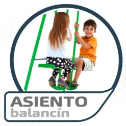 Aktive Columpio Doble Con Balancín -Niños Juguetes Tienda aktive columpio doble con balancin 3