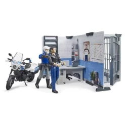 Bruder Dependencias Policiales Y Moto De Policia -Niños Juguetes Tienda bruder dependencias policiales y moto de policia 2