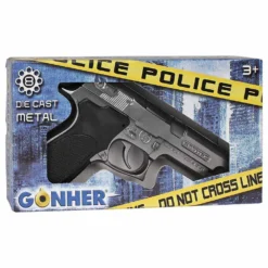 Pistola Policia 8 Tiros Plata -Niños Juguetes Tienda cpa toy pistola policia 8 tiros plata 3