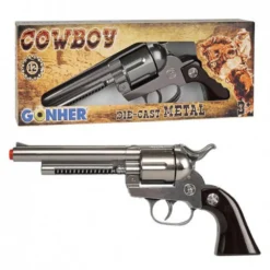 Revolver Cowboy 12 Tiros - Plata -Niños Juguetes Tienda cpa toy revolver cowboy 12 tiros plata 2