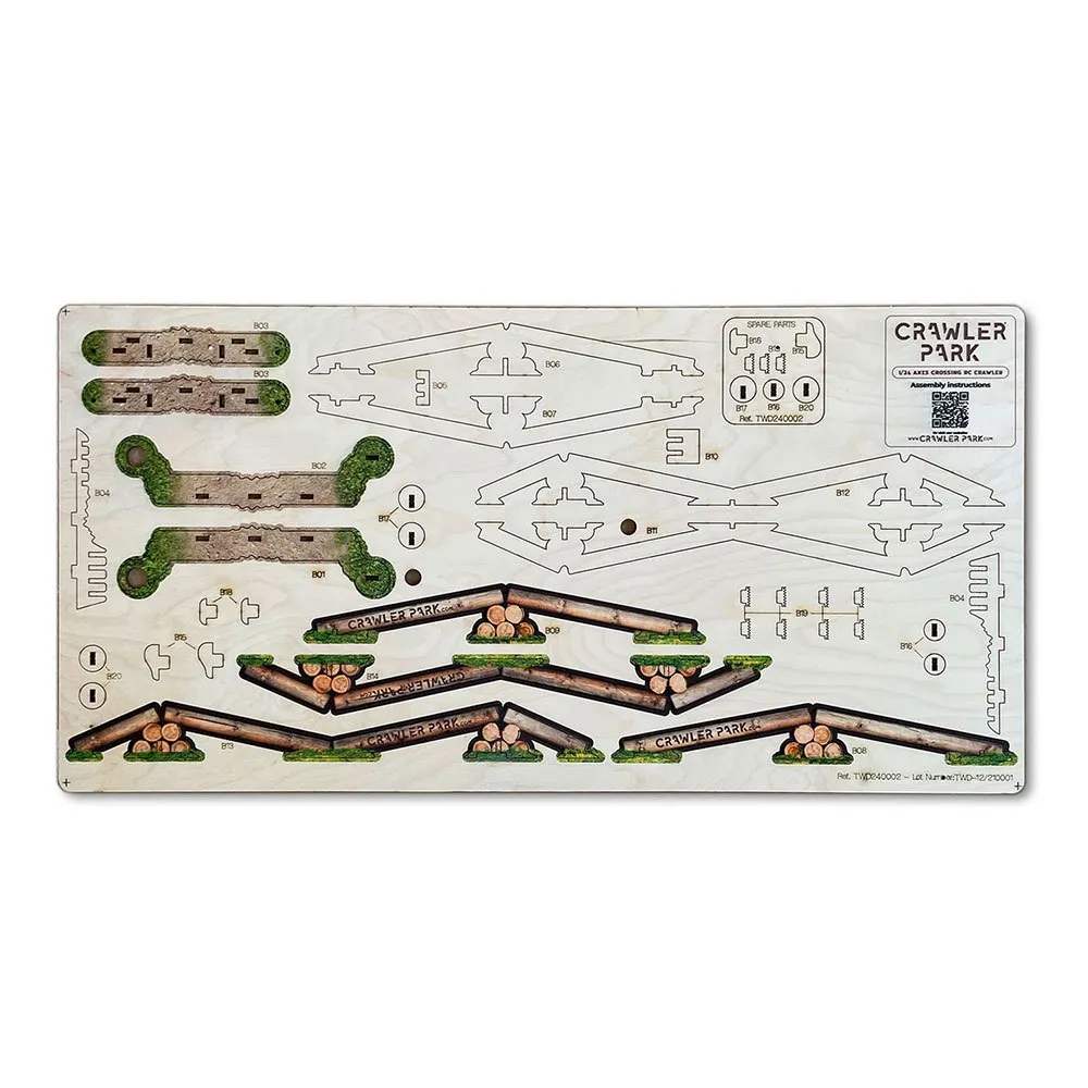 Kit 5 Obstáculos 1/24 RC Crawler Park 4 Kit 5 Obstáculos 1/24 RC Crawler Park - Imagen 4