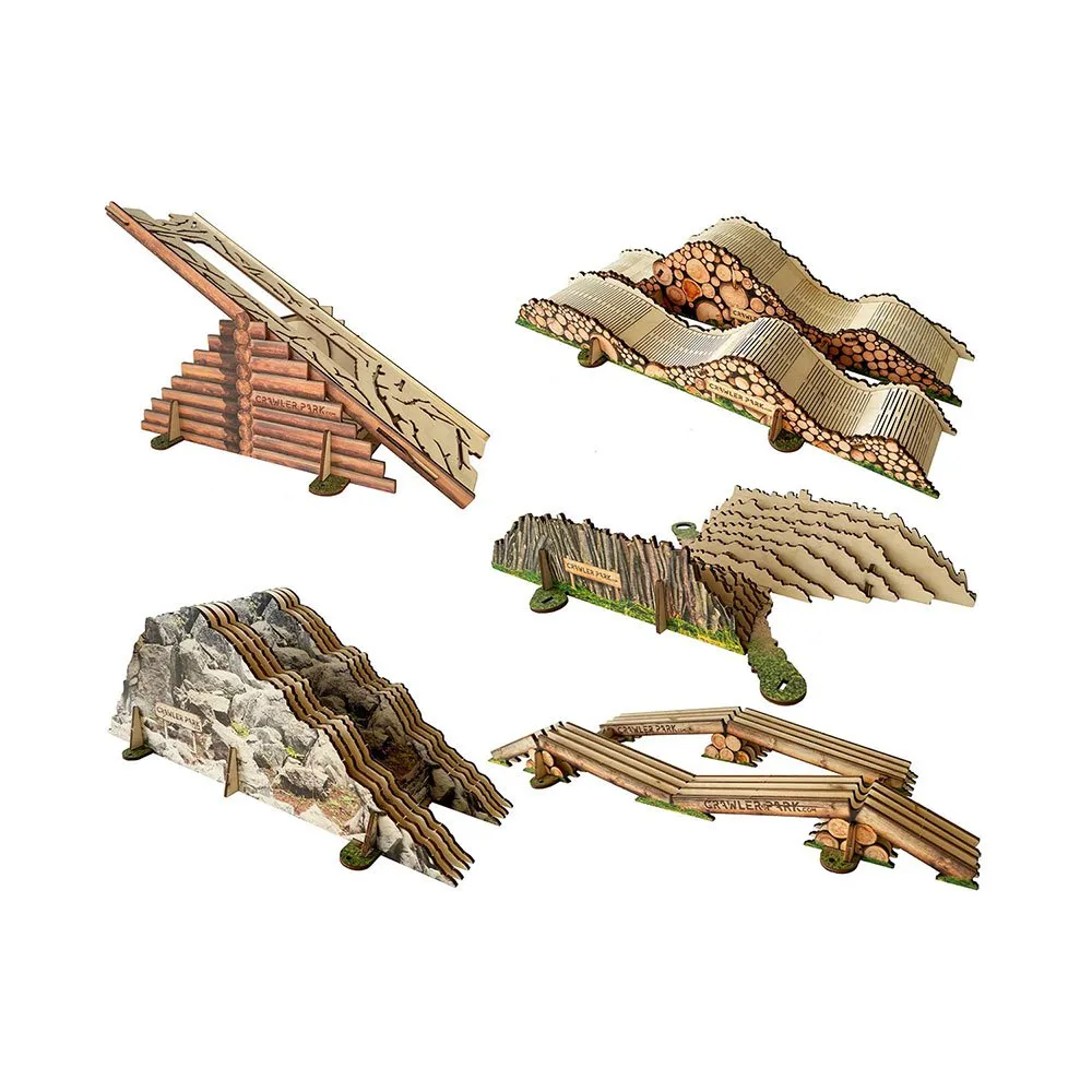 Kit 5 Obstáculos 1/24 RC Crawler Park 1 Kit 5 Obstáculos 1/24 RC Crawler Park