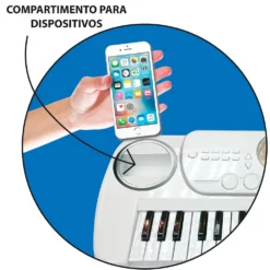 Teclado Electrónico Disco Con Taburete -Niños Juguetes Tienda deqube teclado electronico disco con taburete 3