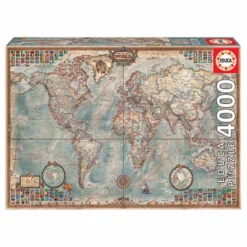 Puzzle 4000 Piezas El Mundo Mapa Politico