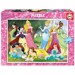 Puzzle 500 Piezas Princesas Disney -Niños Juguetes Tienda educa borras puzzle 500 piezas princesas disney 2