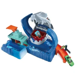 Hot Wheels Pista De Coches De Juguete Salto De Tiburón Color Shifter