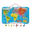 Janod Magnetic World Map Puzzle German Version