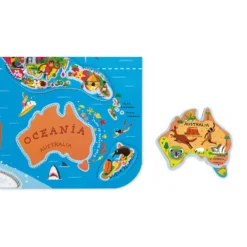 Janod Magnetic World Map Puzzle Spanish Version -Niños Juguetes Tienda janod magnetic world map puzzle spanish version 3