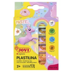 Estuche 6 Barras Plastilina Pastel Jovi