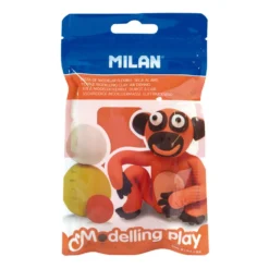 Milan Pasta De Modelar ModellinGr Play Seca Al Aire Naranja