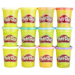 PLAY-DOH Bote Plastilina Colores Cálidos 12 Unidades