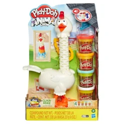 PLAY-DOH Gallina Plumas Divertivas Animal Crew