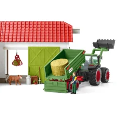 Schleich Tractor Mundo Granja Tractor Con Trailer -Niños Juguetes Tienda schleich tractor mundo granja tractor con trailer 6