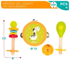 Instrumentos Musicales De Madera -Niños Juguetes Tienda woomax instrumentos musicales de madera 4
