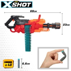 X-Shot Pistola Lanzadora De Dardos Excel Crusher -Niños Juguetes Tienda x shot pistola lanzadora de dardos excel crusher 3